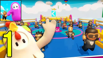 Ultimate Fall Champs: Avoid The Bump - Gameplay Walkthrough Part 1 (iOS, Android)