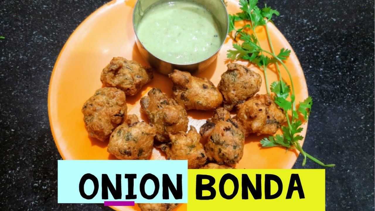 Onion Bonda Bonda in 10 mins Street Food Style Quick Teatime