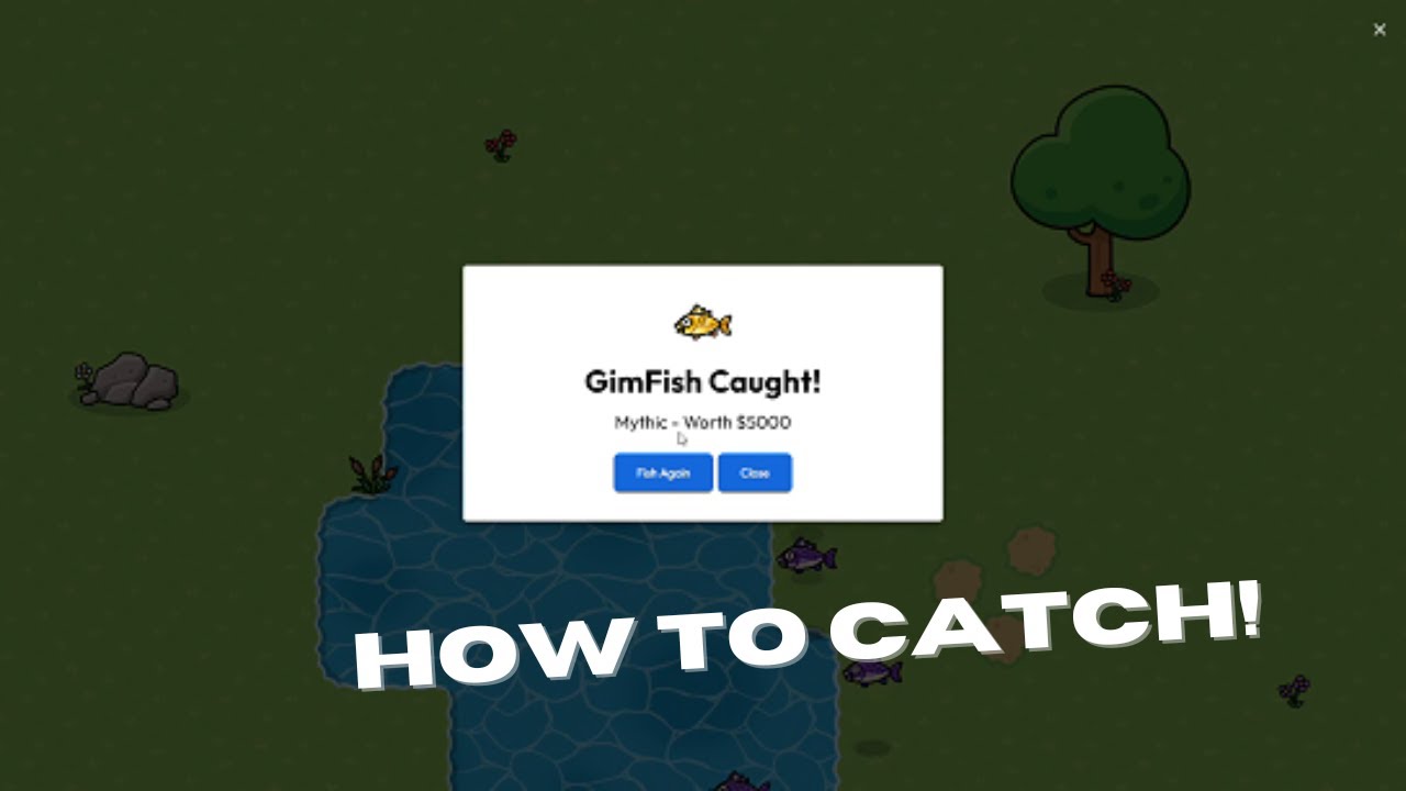 How to catch Gimfish in Fishtopia! | All Berry Locations Fishtopia | Gimkit