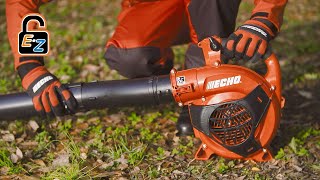 ECHO tools EZ Lock feature for hand held blowers.