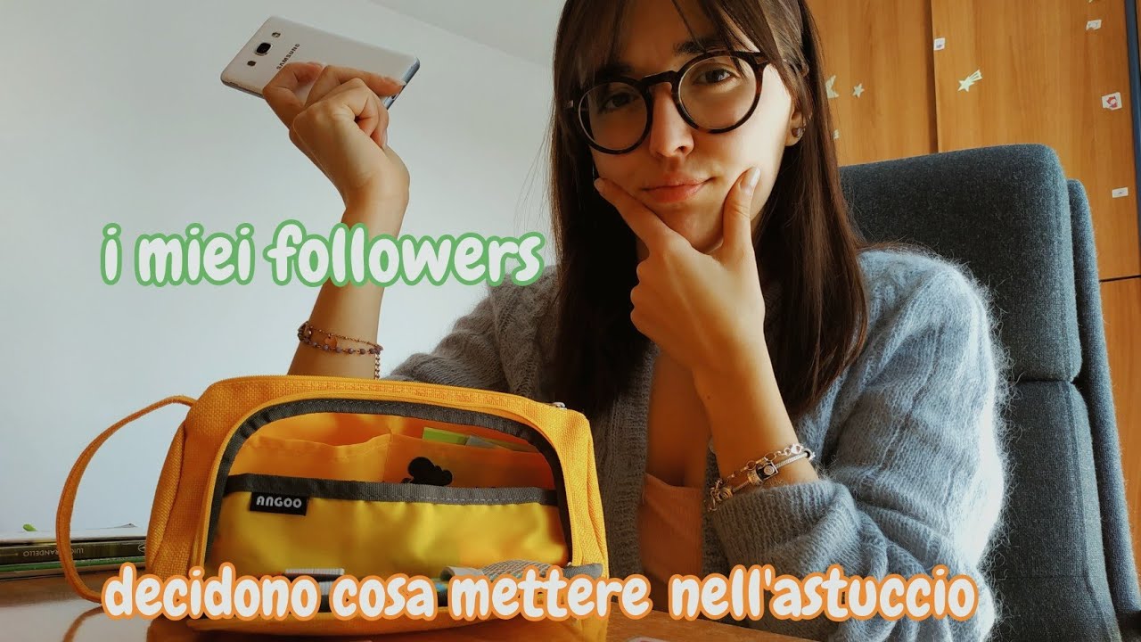 I miei followers decidono cosa mettere nel mio astuccio 