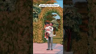 SIBLING POSES BY RATBOYSIMS ♡ THE SIMS 4 ♡ MidnightWithMelon ♡ #thesims4 #simmer #posepack #ts4