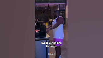 Event bartending be like…