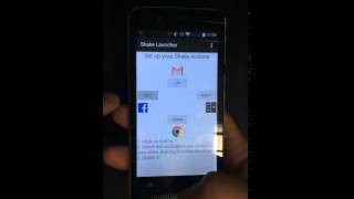 Android App "Shake Launcher" screenshot 2