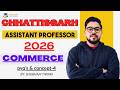“Chhattisgarh Assistant Professor 2026 I Commerce PYQs - 4 | Most Important Questions + Explanation"