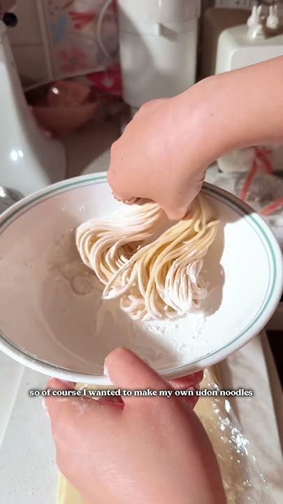 Homemade Udon Noodles ✨ Easy Recipe with Kitchenaid