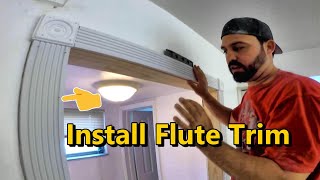 How To Install Fluted Molding Around Doors Windows