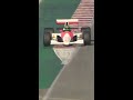 Pato O'Ward attacks Corkscrew in Ayrton Senna's V10 McLaren F1 car