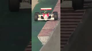 Pato O&#39;Ward attacks Corkscrew in Ayrton Senna&#39;s V10 McLaren F1 car