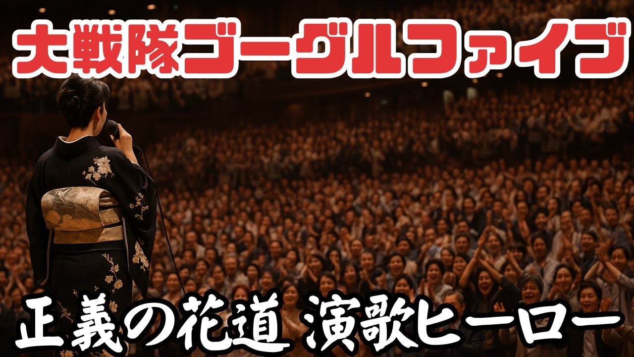 大戦隊ゴーグルファイブ/正義の花道 演歌バージョン｜Dai Sentai