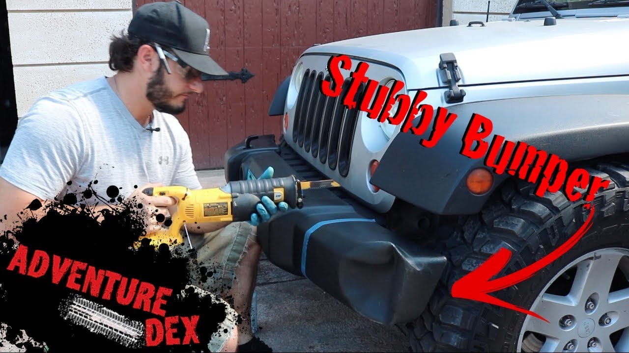 Jeep Wrangler Stubby Bumper End Caps!! - YouTube