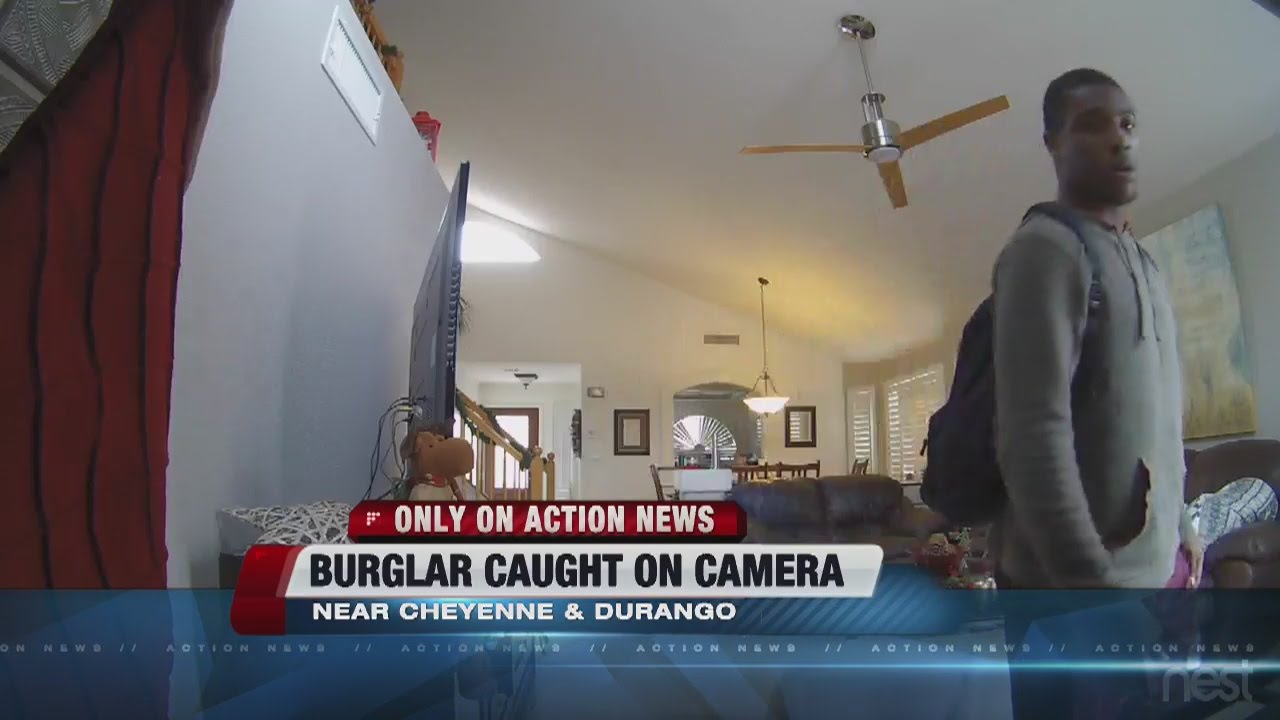 Suspect thief caught on surveillance camera - YouTube
