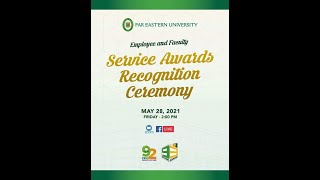 FEU Employee and Faculty Service Awards Recognition Ceremony for 2020 and 2021