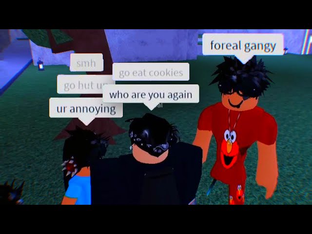 Day 4, he got beaten up by slenders and CNPs in Roblox >:((( : r