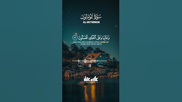 #ارح_سمعك_وقلبك 🍂🎙️🎧#القارئ_علاء_عقل ما تيسر من سورة #المؤمنون