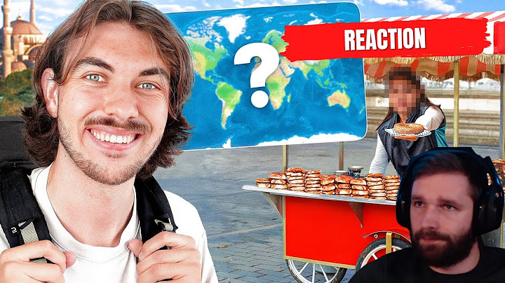 Spontan dahin Reisen, wo ein Zufälliger Straßenverkäufer herkommt! REACTION