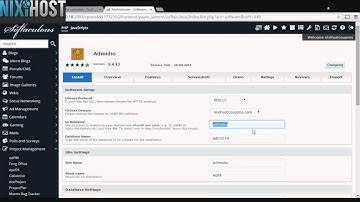 Installing Admidio with Softaculous in cPanel