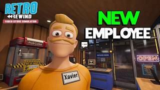 I Hired The First Employee For My 90s Video Store! - Retro Rewind - Video Store Simulator
