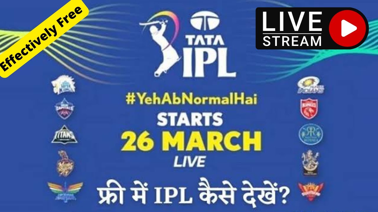 Watch IPL 2022 LIVE FOR EFFECTIVELY FREE HOW TO WATCH IPL 2022 FREE