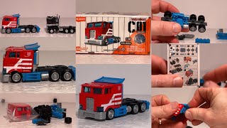 Transformers Blokees wheels IDW Optimus prime kit build, review and comparison video