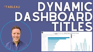 Dynamic Titles for Tableau Dashboards Wealth