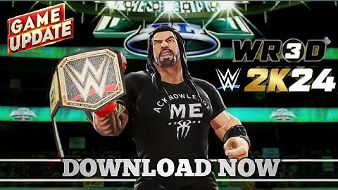WR3D 2K24 DOWNLOAD LINK MADIFIRE APK V1.6 NEW FEATURES NEW ROSTER NEW ARENA WWE 2K24 NEW SUPER STAR