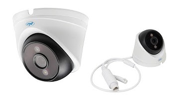 PNI IP808J POE video surveillance camera, 8MP, black light, 2.8mm lens, for outdoor use, white