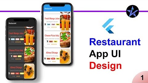 Flutter Tutorial | Restaurant App UI Design | Part - 1 | Food items in ListView using Card- Food app