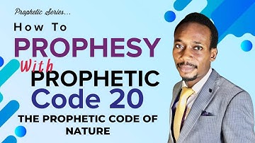 HOW TO PROPHESY WITH THE PROPHETIC CODE OF NATURE | Apostle Raymond Idah