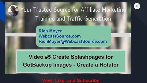 Video#5 Create a URL Rotator