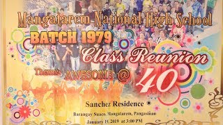 MNHS BATCH '79 40th REUNION 2019 (PHOTO MUSIC IN FAIR USE)