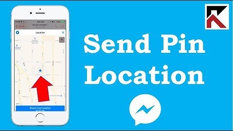How To Send A Pinned Location Facebook Messenger