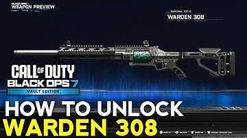 How to Unlock Warden 308 BO7 | How to Get Warden 308 BO7 | BO7 Warden 308 Marksman Rifle Unlock