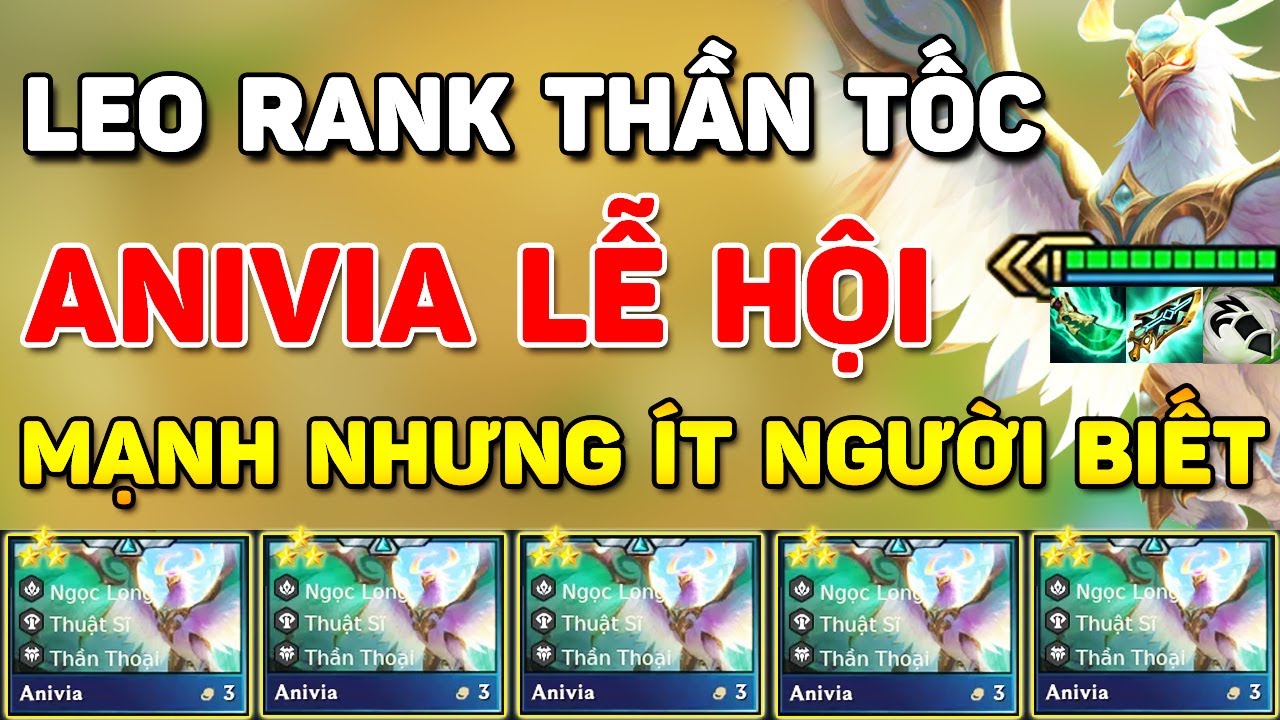 SPAM LÀ LỌT TOP VỚI META ANIVIA LỄ HỘI CARRY – GÂY BÃO MỌI SERVER VÌ QUÁ DỄ CHƠI + MẠNH VÔ LÍ