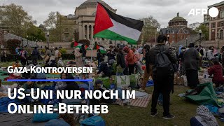 Spannungen wegen Gaza-Protesten: US-Uni stellt auf Onlinebetrieb um | AFP