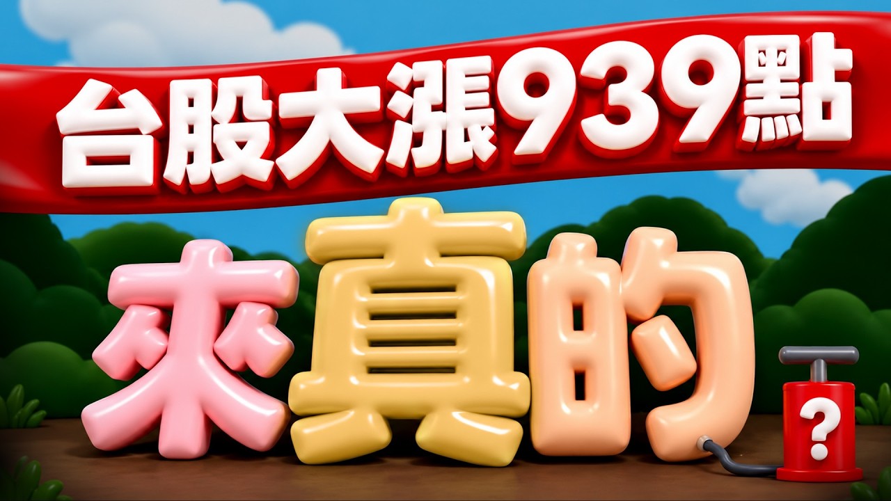 【台股大漲939點 來真的? 】2026/10/28(字幕版)