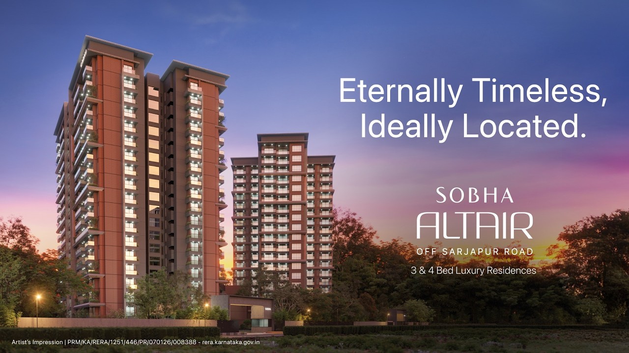 Still from the official video of SOBHA Altair