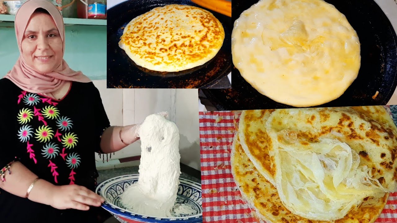 هادي هي طريقة لي تنسيك فالملاوي 😋اليوم عجنتو بلا سميدة، بلا فينو، بلا قمح رطب🤔😯