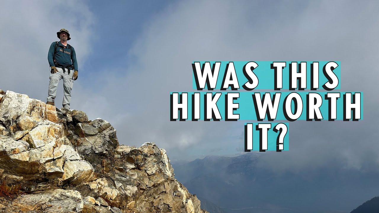 PLT - Path Least Taken - Hiking up Sourdough Mountain - North Cascade - Washington State.