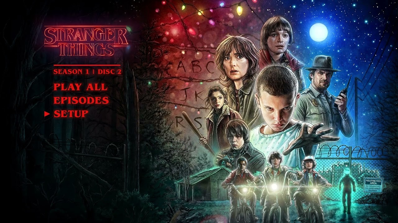 Stranger Things Season 1 Disc 2 Custom Blu-ray DEMO