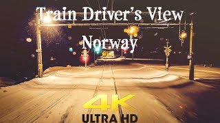TRAIN DRIVER'S VIEW: Ål to Voss on the shortest day of the year in 4K UltraHD