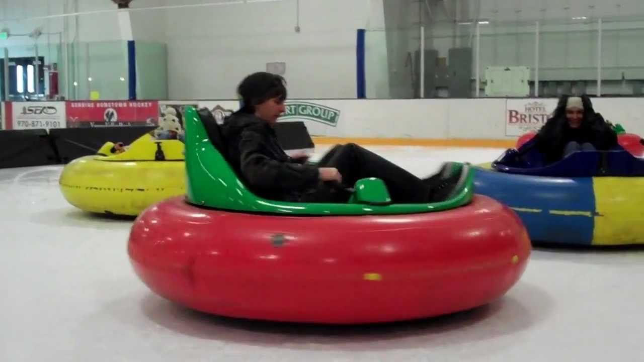 More Bumper Cars on Ice at Howelsen Ice Arena Steamboat Springs YouTube