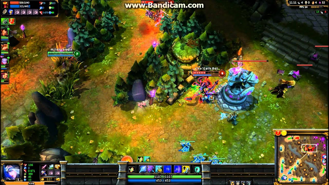 League of Legends: Summoner's Rift Beginner Bot Game w/ Ashe - YouTube