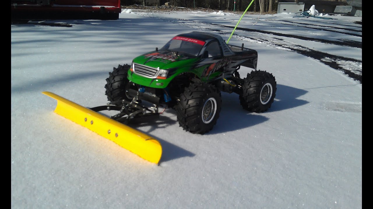 RC Snow Plow: Pool Lot/Bashing (Episode 4) - YouTube