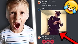 TROLLING A ANGRY RACIST KID AS AN FBI AGENT! (I CALLED HIM)