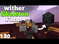Easiest wither skeleton xp farm in minecraft bedrock 1.20 (60+ skulls per hour)
