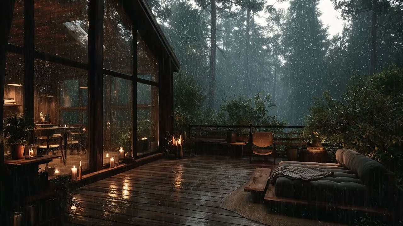 Gentle Rain Sounds & Sleep Music – Reduce Stress and Relax the Whole Body