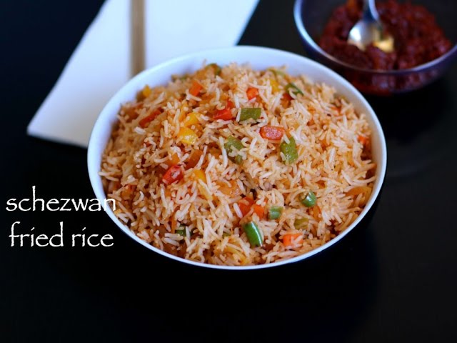 schezwan fried rice | schezuan fried rice with schezwan sauce recipe | chinese fried rice | Hebbar | Hebbars Kitchen