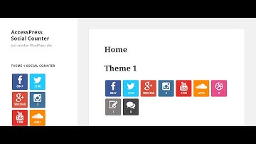 Free WordPress Plugin AccessPress Social Counter - Plugin Configuration | WordPress Tutorial