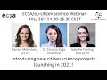 Ecsa new citizen science projects in 2021 webinar12
